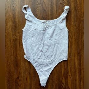 babaton white bodysuit - LG